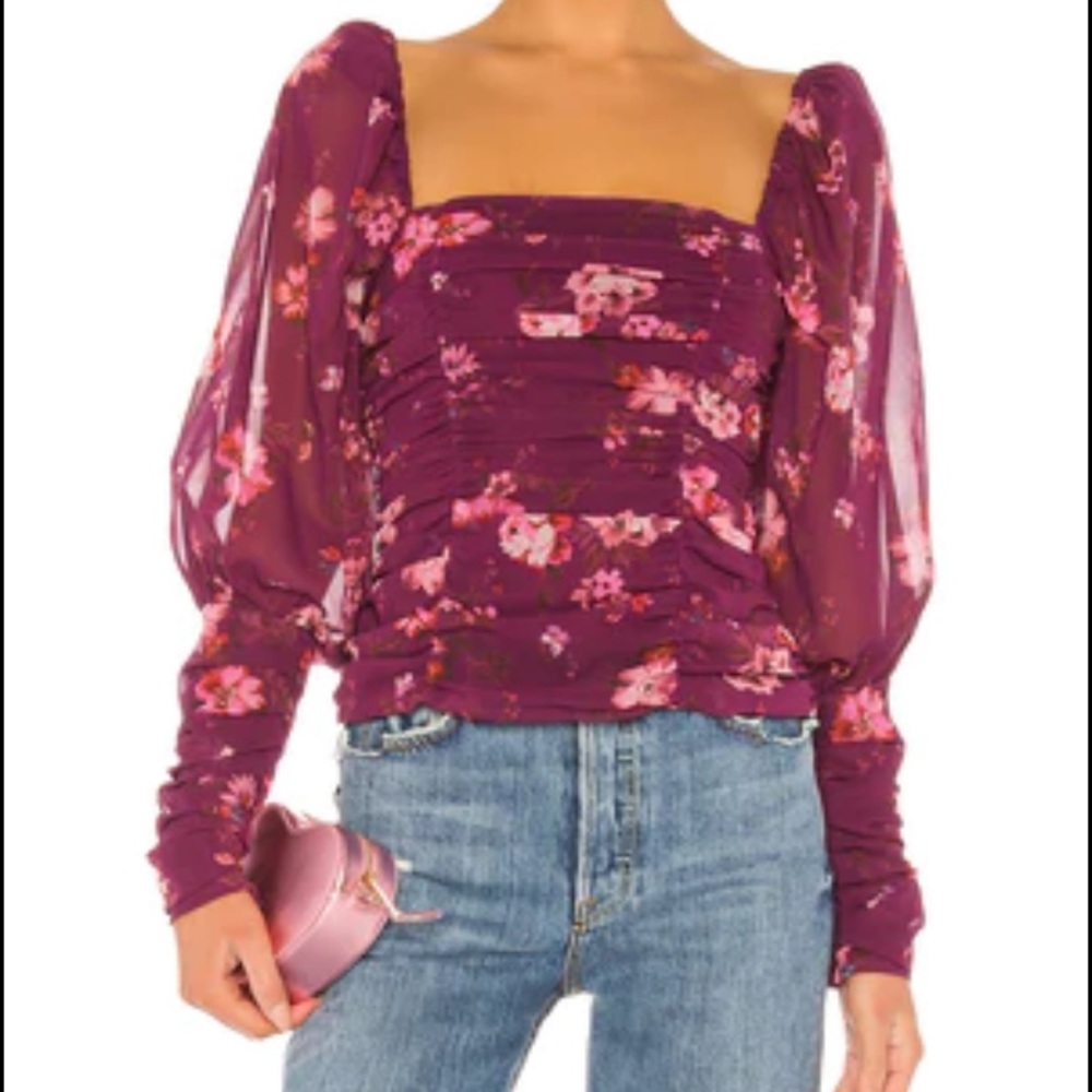 LPA floral Marta top